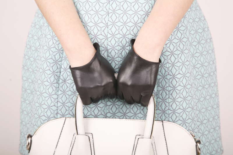 lamb leather gloves for lady