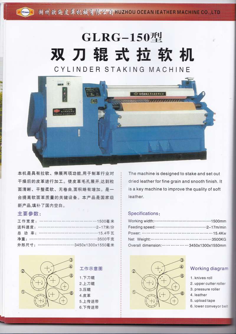 双刀辊式拉软机